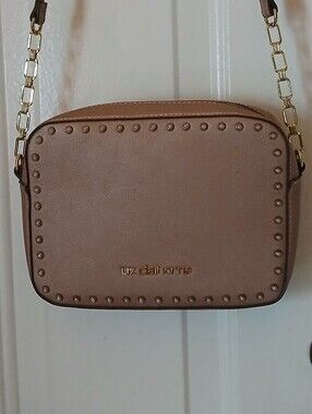 Liz Claiborne Rose-Gold Studded Crossbody